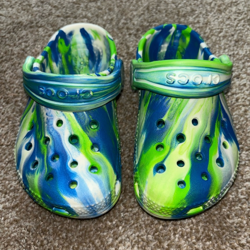 Glow in dark crocs